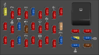 Where is the exact location of the horn relay on a 2006 Ford 